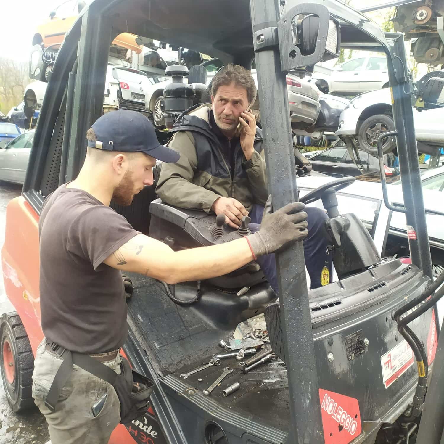 Staff all'opera saficar autodemolizione vico nel lazio frosinone
